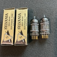 Rare NOS Sylvania 3 Mica Gold Brand 5751 Tube...