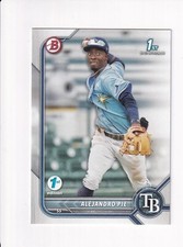 2022 Bowman DRAFT 1st EDITION 1st BOWMAN ROOKIE RC ALEJANDRO PIE