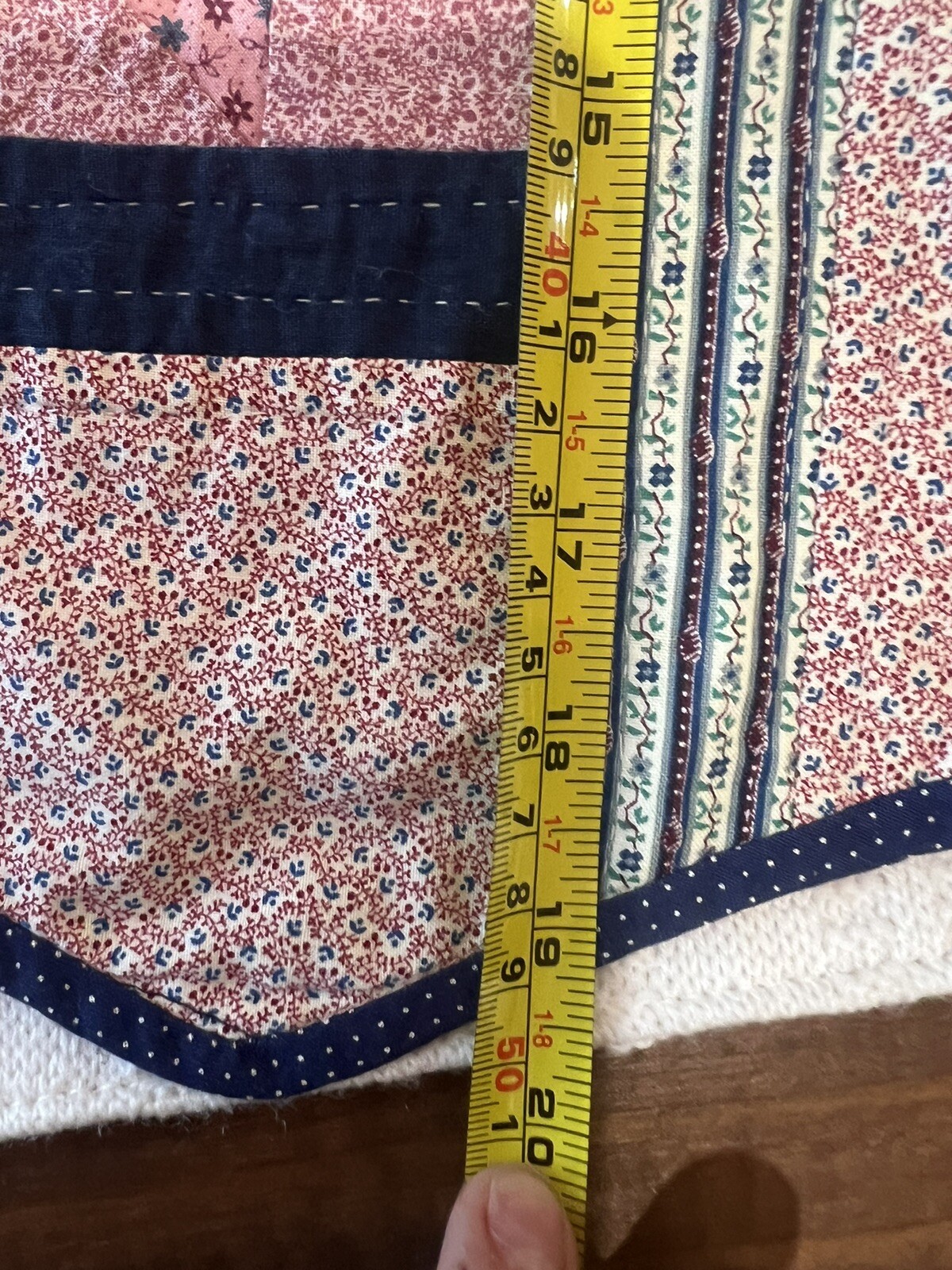 Quilted Patchwork Vintage Prairie Vest - image 9