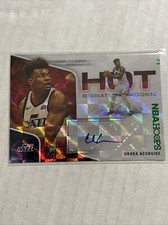 2020-21 NBA Hoops UDOKA AZUBUIKE Hot Signatures RARE CHECKER BOARD RC Auto JAZZ!