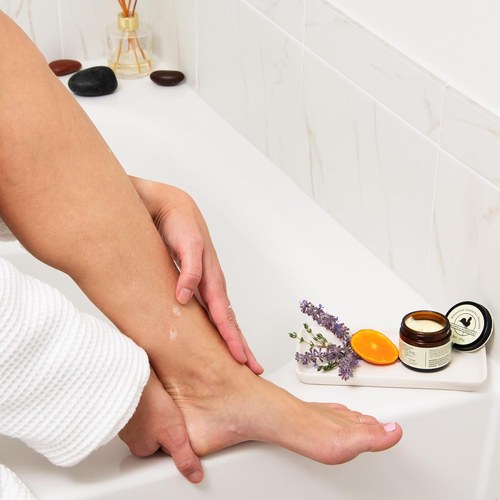 Balsamo di Sego Bio Montato - Burro Corpo alle Erbe Senza Profumo per Eczema e Bambino - Foto 3 di 7