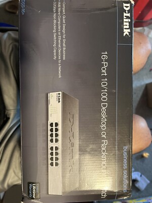 D-Link  DSS (DSS16+) 16-Ports Rack-Mountable Switch