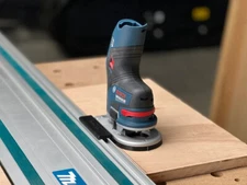 Track Saw Guide Rail Adapter for Bosch 12V Edge Router - GKF12V