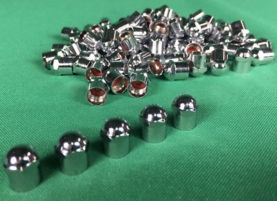 chrome valve stem caps 100 pcs