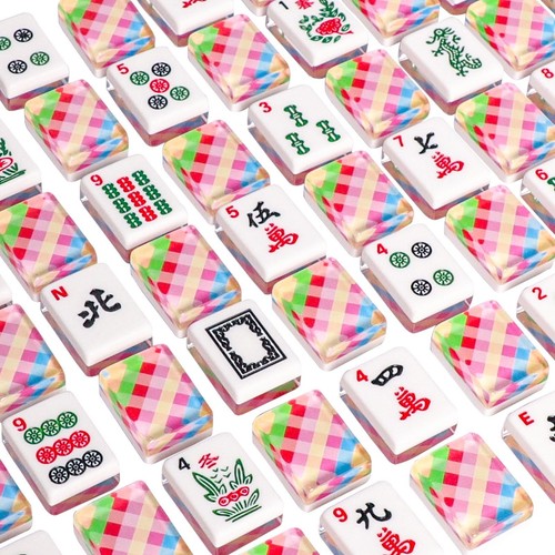 Set of American Mahjong Tiles, 166 Premium Acrylic Tiles with Colorful Prints... - Picture 4 of 7