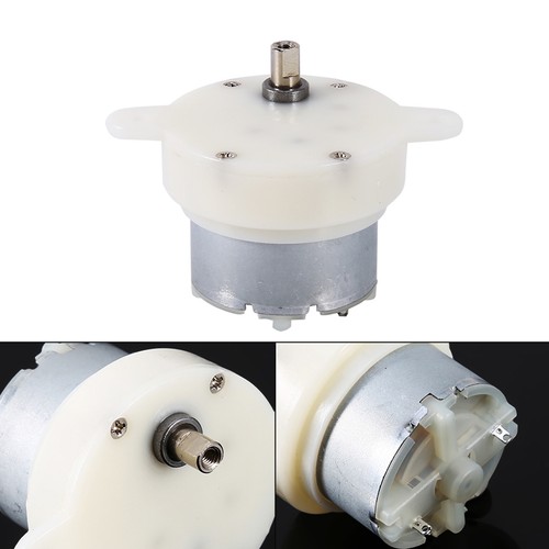 12v DC Motor Slow Speed Electric Motor/Gearbox 3RPM 4mm Shaft Micro Motor MT8 - Picture 2 of 8