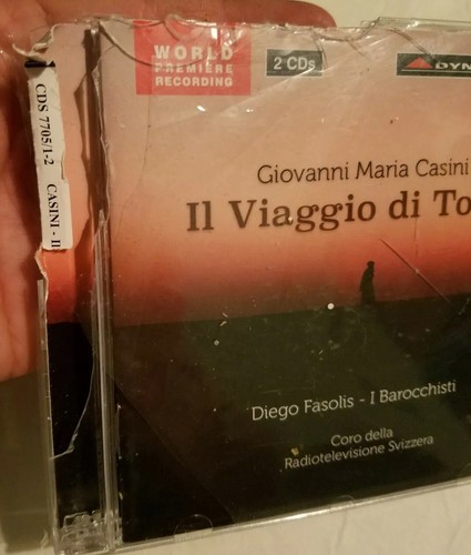 NEW (damaged case) Giovanni Maria Casini: Il Viaggio Di Tobia CD FAST SHIPPING! - Picture 5 of 7