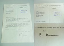 PHYSICIST Rolf HOSEMANN (1912-1994). Letter Berlin 1967 to colleagues Ruscher
