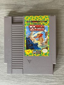Cobra Command Nintendo NES Game Cartridge & Manual ONLY AUTHENTIC