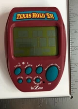 Rec Zone Texas Hold Em Handheld Electronic Battery Powered Game Tested Working