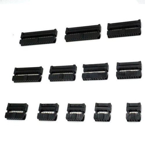 IDC 2mm Pitch Box Connector Flat Ribbon Cable Socket Plug 6/8/10/14/16/20/26-60P - Picture 2 of 8