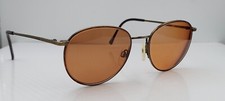 Vintage Tura M701 Brown Round Metal Sunglasses Japan FRAMES ONLY