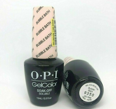 bubble bath opi gel number