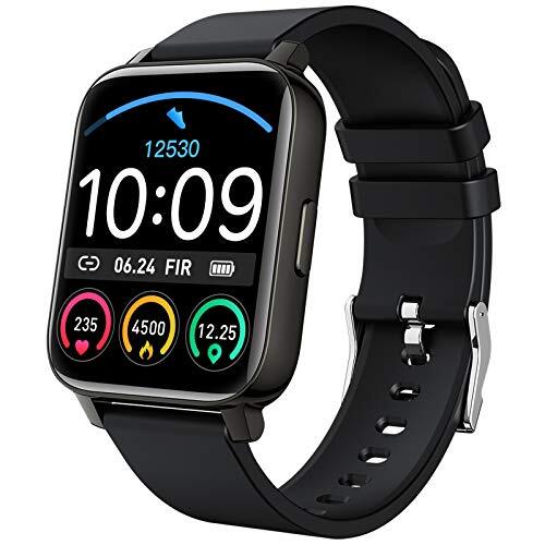 Montre sport connectée homme femme compatible smartwatch Android iOS ecran tactile