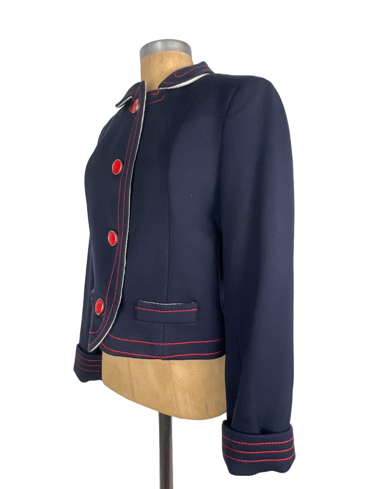 Marc Jacobs Authentic Vintage Wool Jacket Women's… - image 2