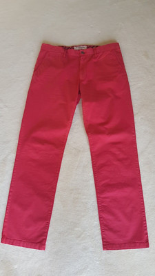 ALBERTO Herrenjeans  Modell George, rot,  W36 L32, selten getragen