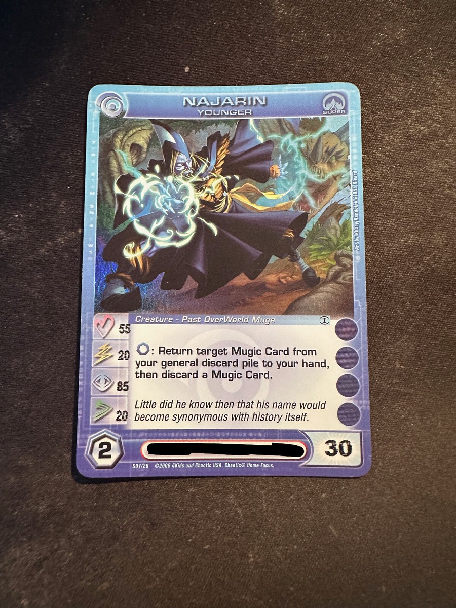 Najarin Younger - Super Rare - Chaotic Card - Alliances Unraveled