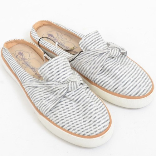 Margaritaville Nautical Stripe Knotted Slip-on Mule Shoes Women's Size 7 - Picture 5 of 6