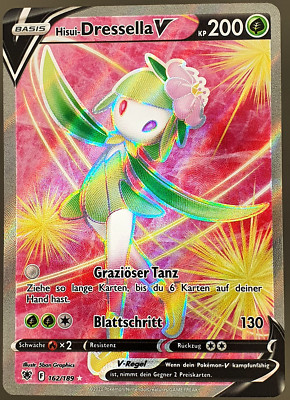 Hisui-Dressella V FA 162/189 DE NM Pokemon Karte V (ASR 162) Full Art