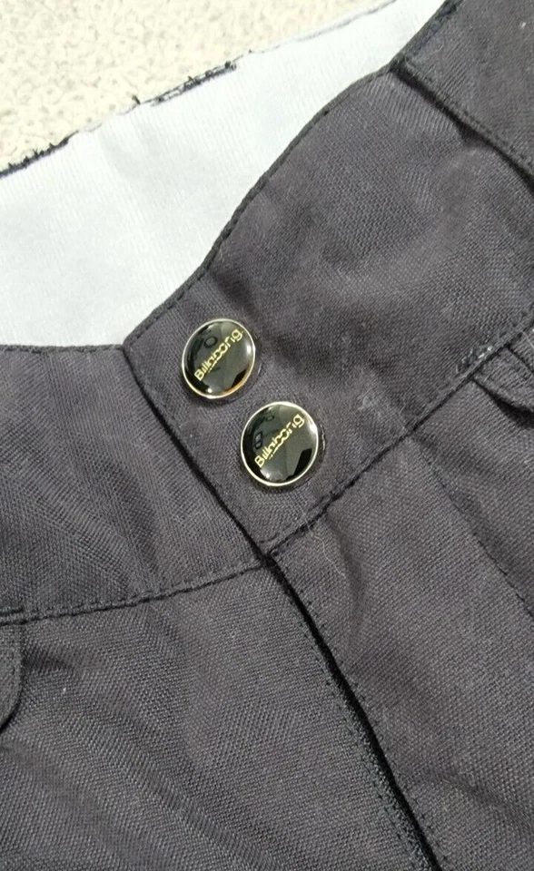 Pantalones cargo Billabong para mujer gris oscuro impermeables transpirables talla grande Foto 4 de 4