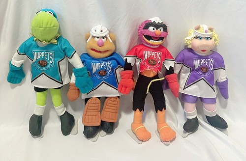 🏒 1995 McDonald’s NHL Muppets Set 🎯 Jim Henson Promo Plüsch 4 Stück 🧸