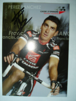 radsport karte signiert/autogramm Francisco PEREZ SANCHEZ SPARKASSE 2007   