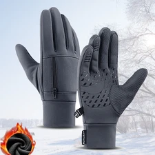 Women Winter Gloves Thermal Linning Warm Fleece Mittens Car Soft Driving Gloves
