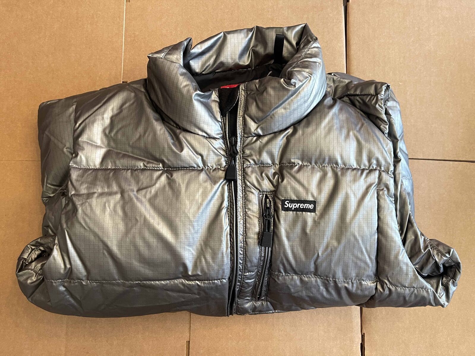 supreme silver ski vest 希少XL