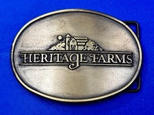 Heritage Farms Manhattan KS? Horsemen Rider Training RJ Vintage Belt Buckle