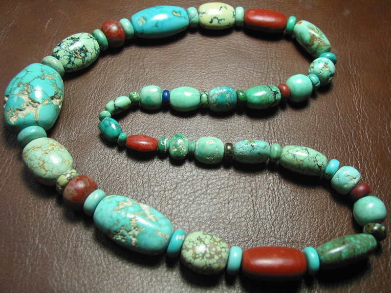 Turquoise Necklace Handmade By Arizona Gemologist Bob Hall--One of a Kind Beauty