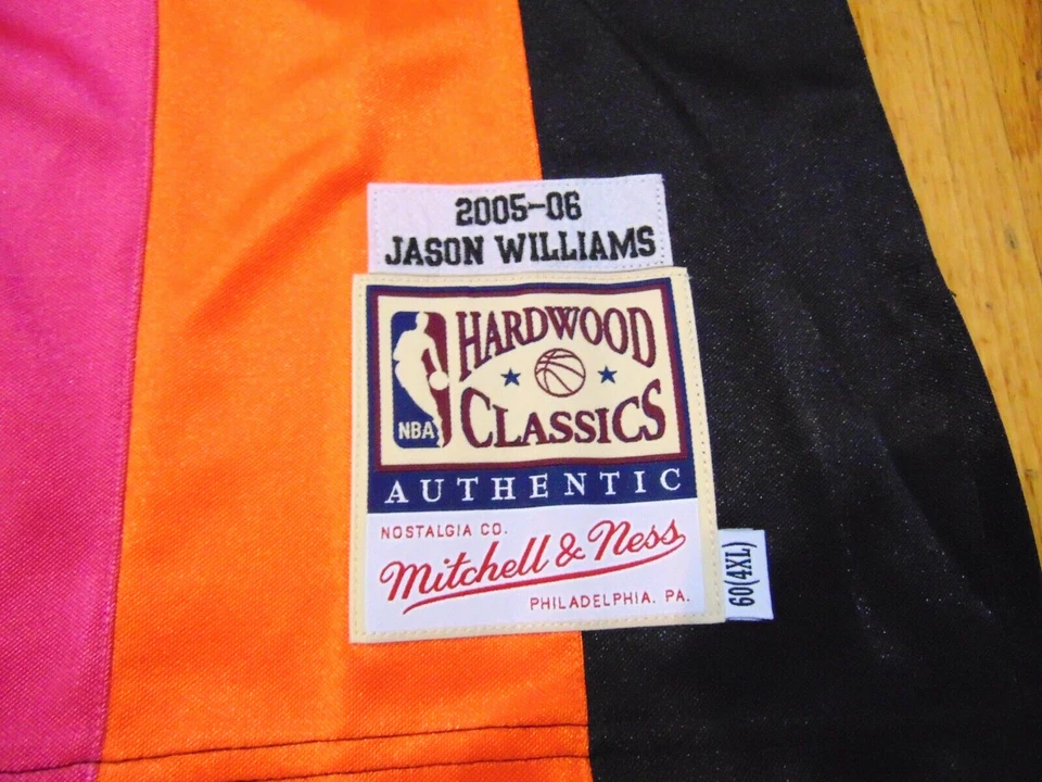 CAMISETA AUTÉNTICA MITCHELL & NESS NBA MIAMI HEAT JASON WILLIAMS 2005-06 TALLA 60 Foto 2 de 4