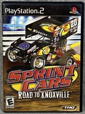 Play Station 2 PS2 Sprint Cars Road To Knoxville (2006 ,Sony) Tested Complete