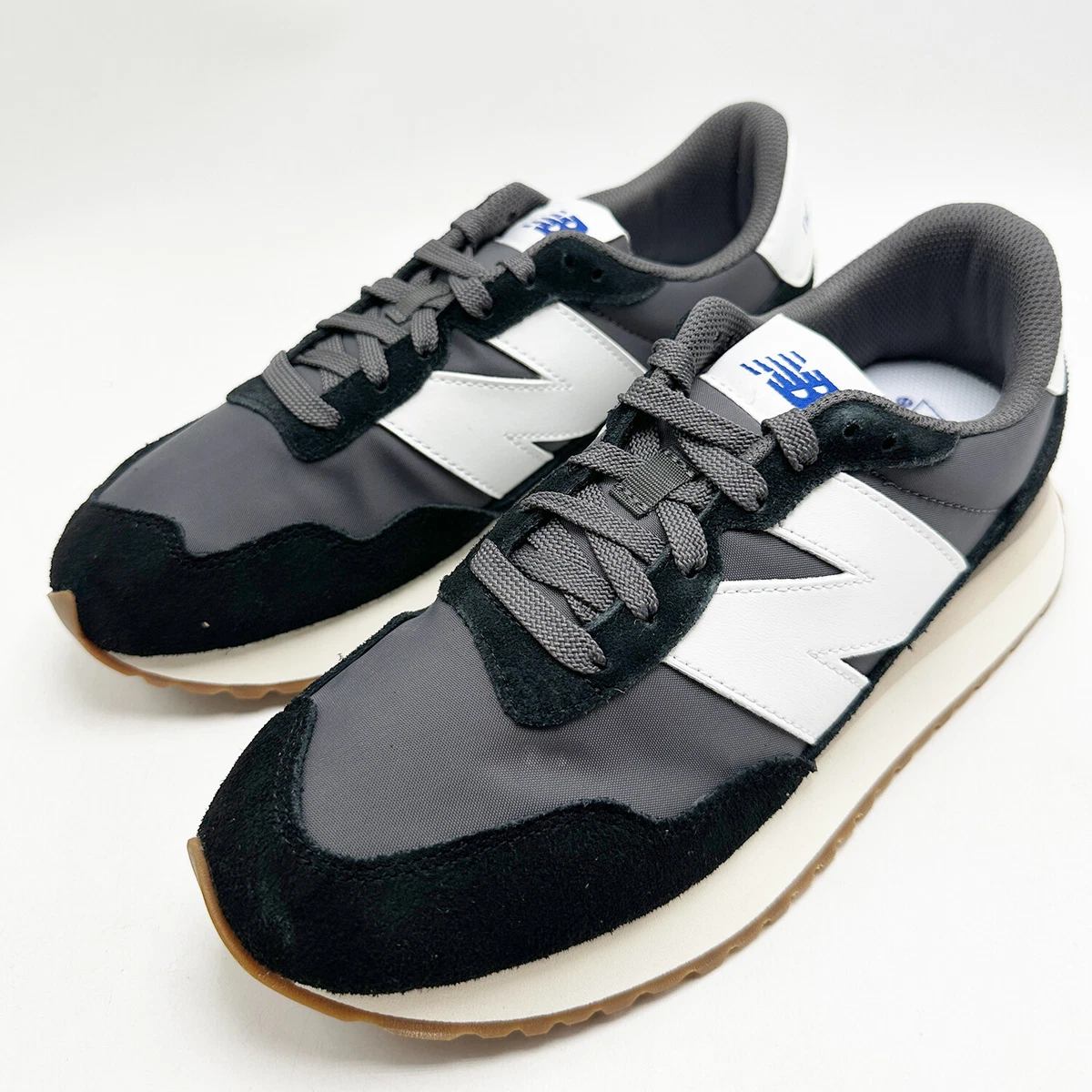 NEW* Mens New Balance 237 Grey Black Gum (MS237GA), Sz 8.0 - 11.0 