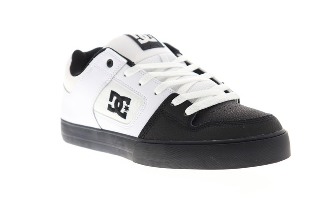 dc white leather shoes