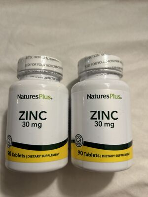 2x Nature's Plus, Magnesium, 30  mg, 90 Tablets Each Exp:03/2025