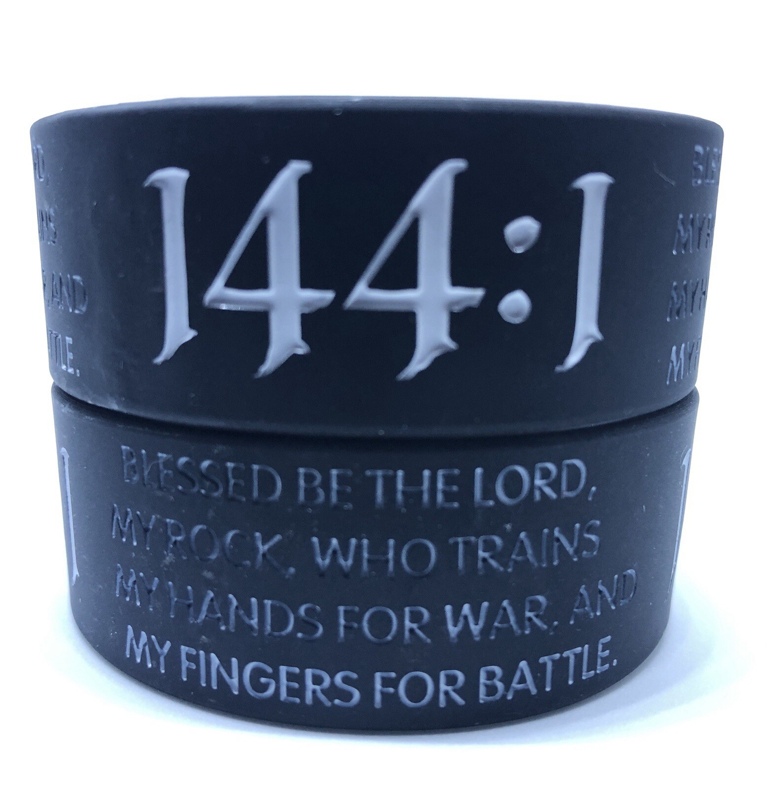 Psalm 144:1 Aufnäher - Taktischer Moral Patch Mit Haken- Und Flauschbänder