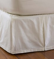 Full Size Box-pleat Detachable Bed Skirt, In White on sale Full Size Box-pleat Detachable Bed Skirt, In White on sale