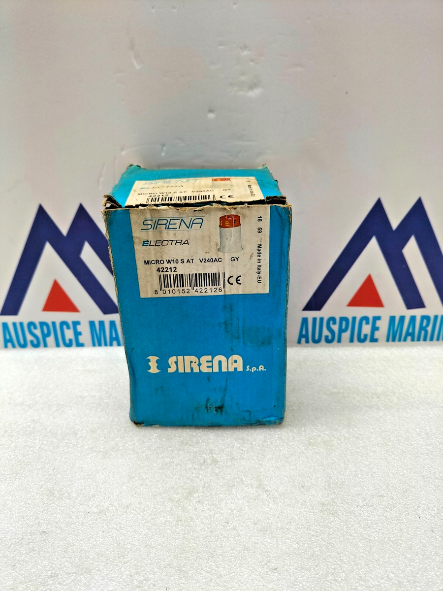 Sirena Micro W10At Alarm Sounder 42202 240V 50-60 Hz “TESTED OK