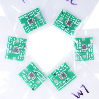 6Pcs Permanent ECO Solvent Chips for Roland XJ-640 / XJ-740 Inkjet C,M,Y,K,LC,LM