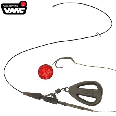 LEAD FEED CLIP Karpfen Fertigmontage VMC Haken Life-ORANGE Ready to Fish Outline