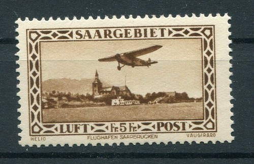 Saar 159 PFVII ABART** MNH MINT NEVER HINGED 360EUR (Z5962