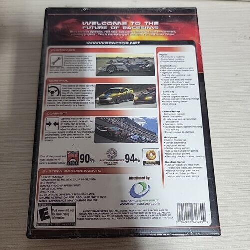 rFactor R Factor Version 1.255 (PC Game 2005) Windows Racing NEW SEALED - Picture 2 of 2