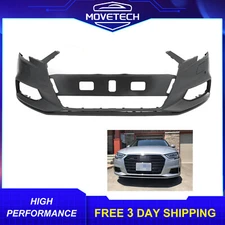 Front Bumper Cover With Sensor hole For 2017-2020 Audi A3 Quattro 8V5807065SGRU