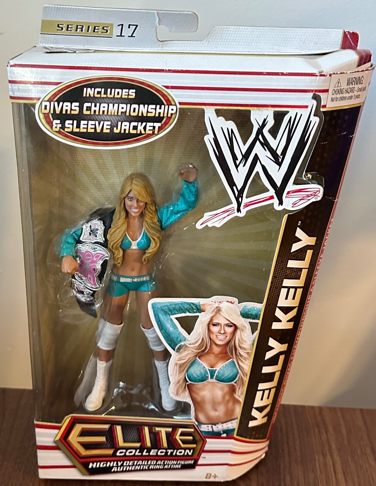 WWE Elite Collection Series 17 Kelly Kelly Wrestling Divas Championship New Q3