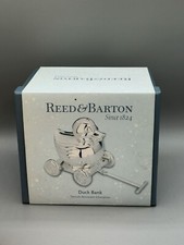Reed  Barton Silverplated Duck Bank NEW