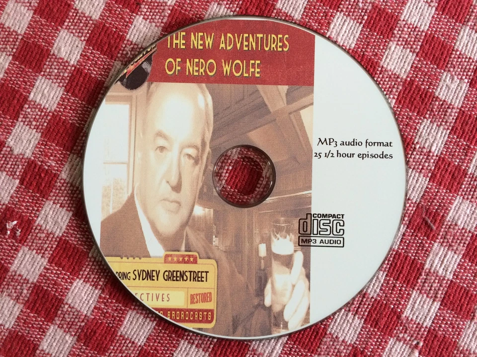 Rex Stout : NERO WOLFE - 25 Radio Shows 1943-51 Mp3 CD Format OTR