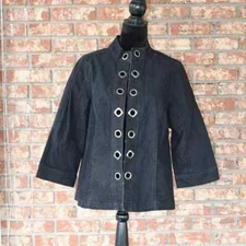 Baccini Blue Long Sleeve Jacket NWT