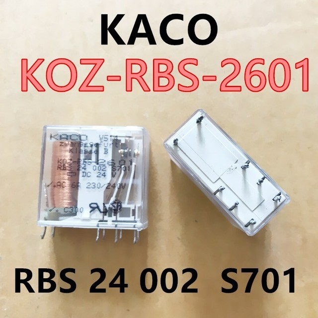 KOZ-RBS-2601 RBS 24 002 S701 DC24V KACO Safety Relay 6A 8 Pins x 1PC | eBay