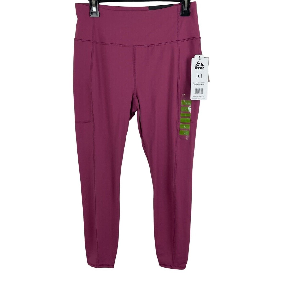 RBX Women Ankle High Wested Stretch Leggings Size L