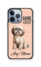 Personalized Lhasa Apso Dog Customize Pet Phone Case Cover for iPhone Samsung